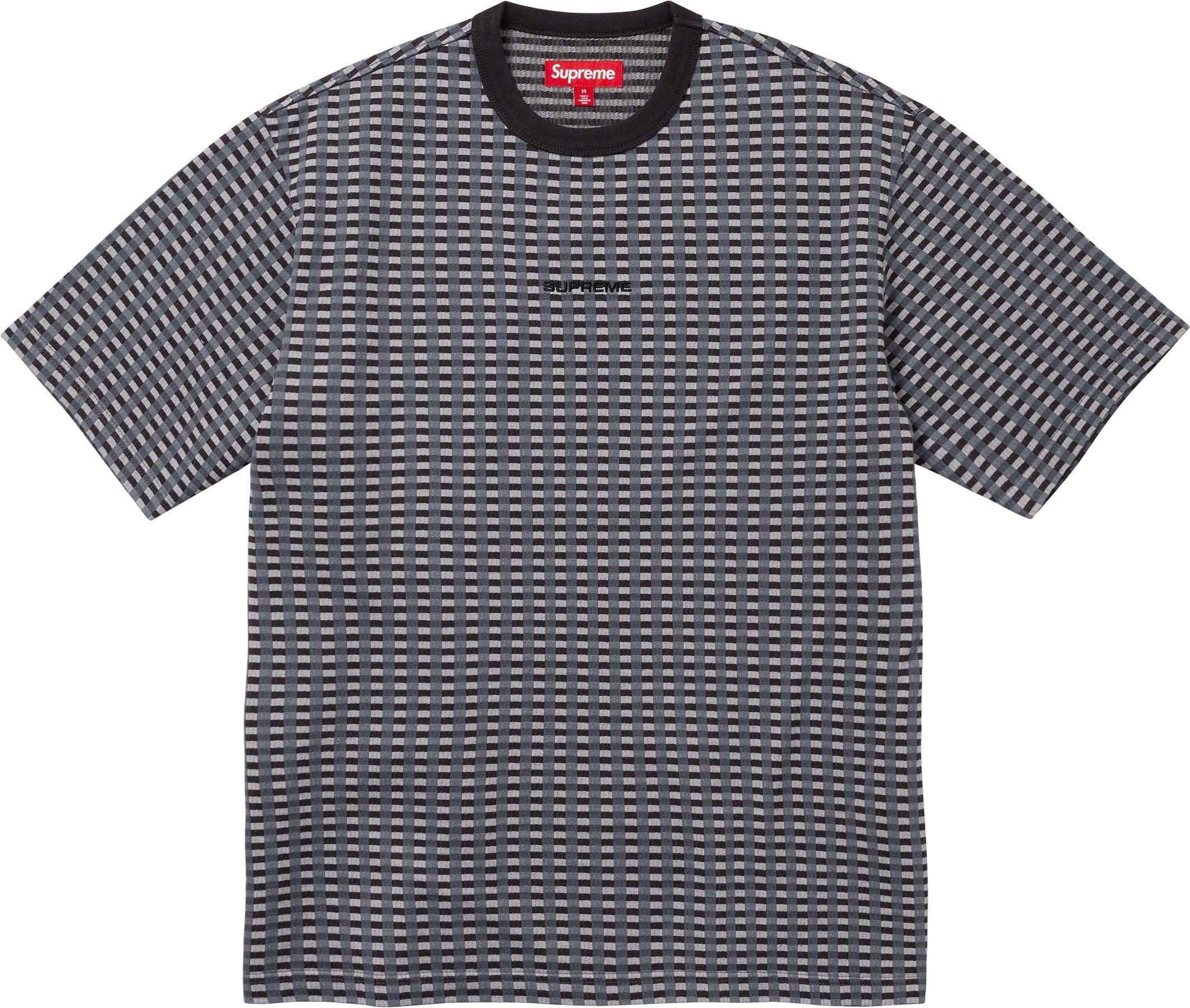 Grid Jacquard S/S Top view 4